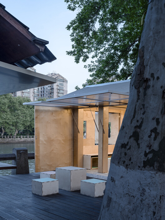 Canal Pavilion Post / ZAOZUO ARCHITECTURE STUDIO - Exterior Photography, Concrete