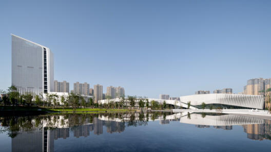 东来印象·简阳文体中心 / 中建西南院 - 建筑图, 城市