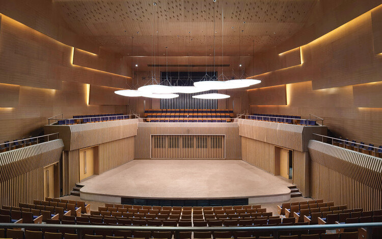 东来印象·简阳文体中心 / 中建西南院 - 室内图, 厨房, 灯