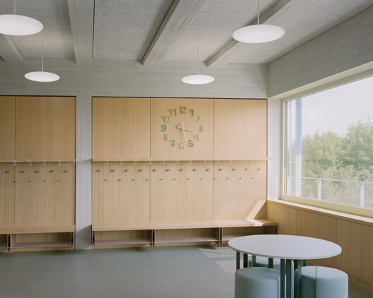 Bota Dürnten School Building / Lukas Raeber Architects - Interior Photography, Wood