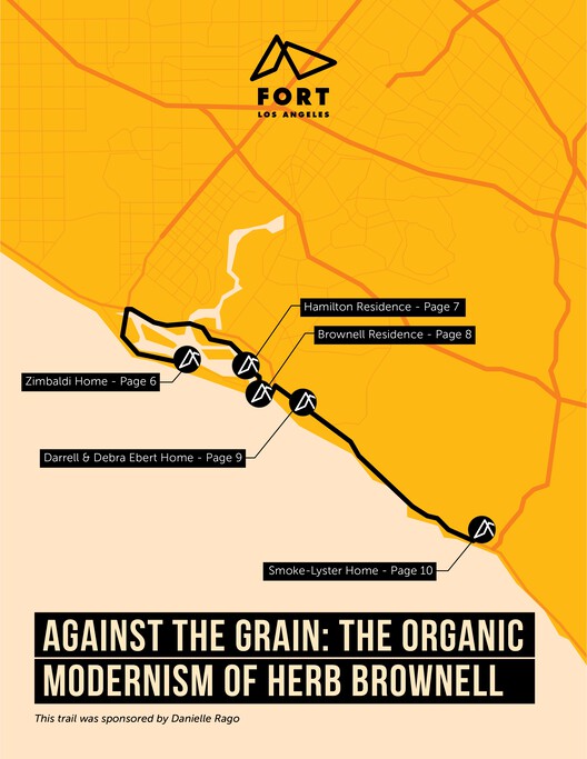 Against the Grain: The Organic Modernism of Herb Brownell - Free Self Guided Architectural Trail Map - Image 1 of 1