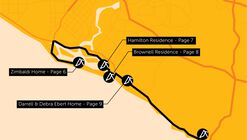Against the Grain: The Organic Modernism of Herb Brownell - Free Self Guided Architectural Trail Map