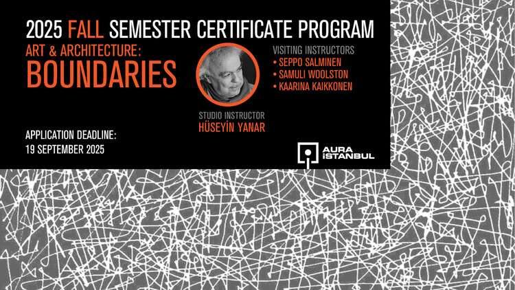 Art & Architecture: Boundaries – Call for Applications (Istanbul Workshop) - Image 1 of 1