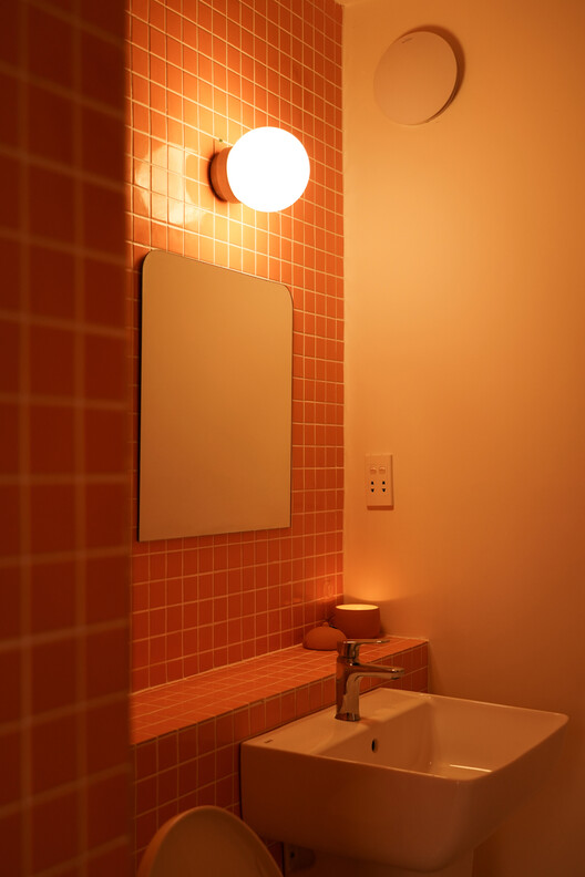 Terracotta Breath House / live out studio - Interior Photography, Bathroom, Lighting, Sink