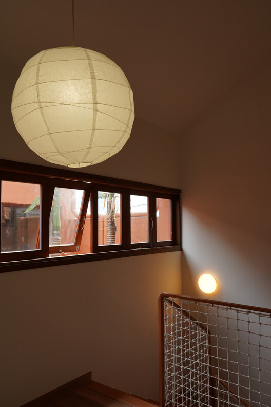 Terracotta Breath House / live out studio - Interior Photography, Wood, Lighting, Glass