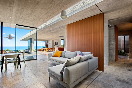 Bunkeren House / James Stockwell Architect Bunkeren House / James Stockwell Architect - Interior Photography, Living Room, Concrete, Beam