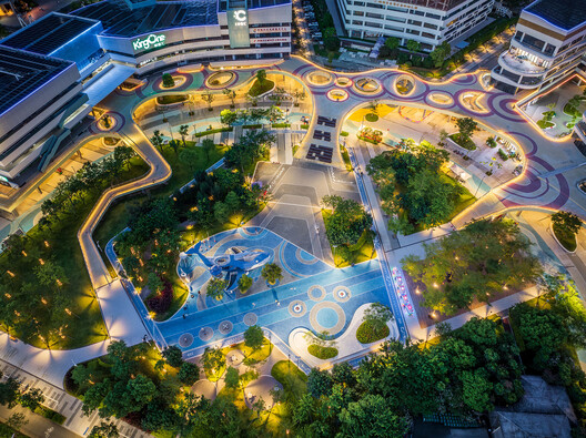 金湾邻里汇社区中心改造 / 易加设计 - 建筑图, 鸟瞰图