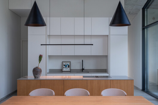 Lekeciu House / Architectural Bureau G.Natkevicius & Partners - Interior Photography, Kitchen, Wood, Countertop, Lighting, Glass