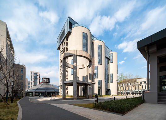 Jinyu Xingfa Science Park / HPP Architects + BIAD - Exterior Photography, Facade, Concrete