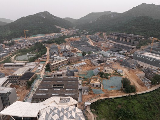 Fanshan Alunite Crystallization Ponds / FLIP studio - Exterior Photography, Aerial View Photography
