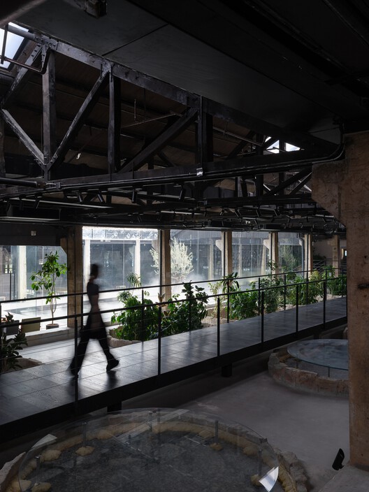 Fanshan Alunite Crystallization Ponds / FLIP studio - Interior Photography, Glass, Beam