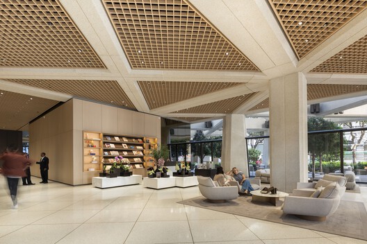 Transamerica Pyramid Center / Foster + Partners - Interior Photography, Living Room, Lighting, Glass