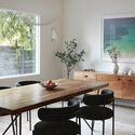 Silverlake Terrace Bungalow Renovation and Extension / ARA-la - Interior Photography, Dining room, Table, Wood, Chair, Lighting