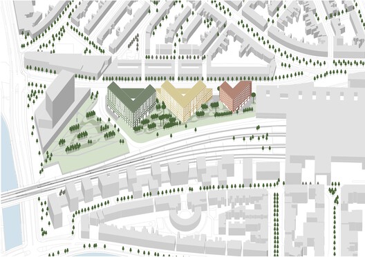 5TRACKS Mixed-Use District / Shift Architecture Urbanism + Powerhouse Company - Image 40 of 49