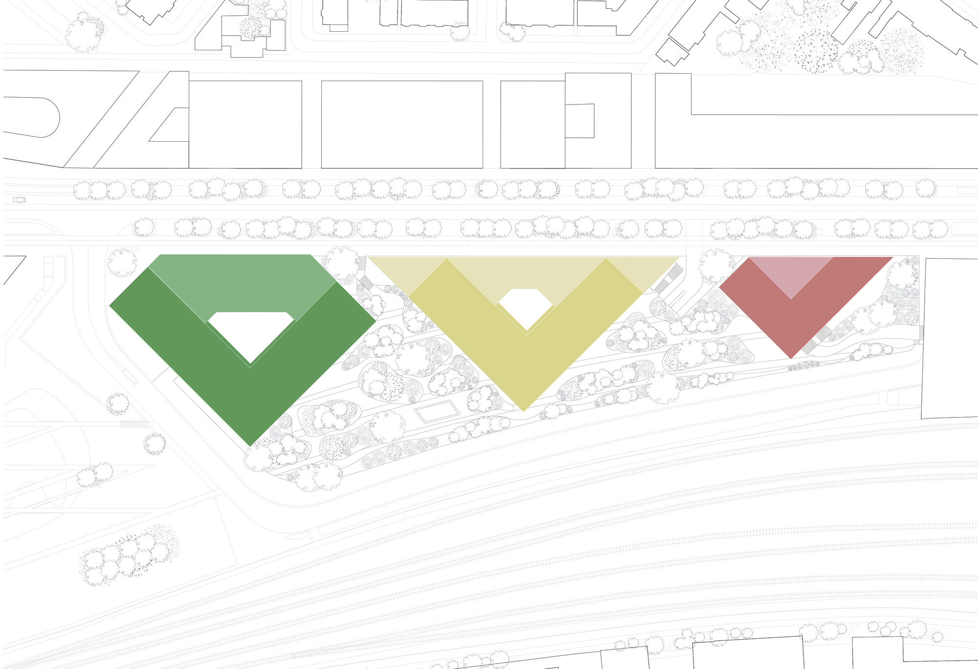 Gallery of 5TRACKS Mixed-Use District / Shift Architecture Urbanism ...
