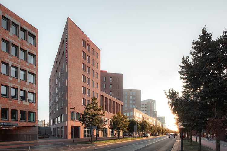5TRACKS Mixed-Use District / Shift Architecture Urbanism + Powerhouse Company - Exterior Photography, Facade, Concrete