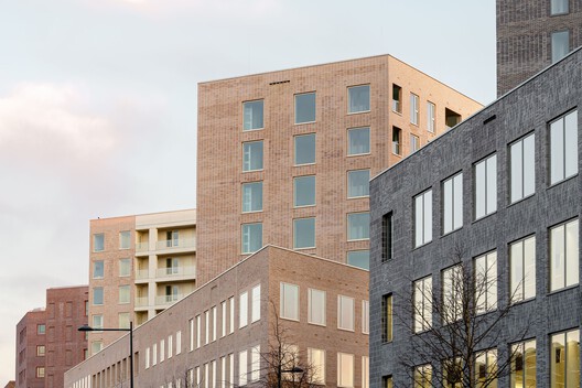 5TRACKS Mixed-Use District / Shift Architecture Urbanism + Powerhouse Company - Exterior Photography, Facade