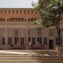 Jadid's Legacy Museum. Iwan. Courtesy Uzbekistan Art and Culture Development Foundation (ACDF). Render by. Image © Lina Ghotmeh — Architecture Lina Ghotmeh to Lead the Design of the Jadids' Legacy Museum in Bukhara, Uzbekistan - Image 2 of 4