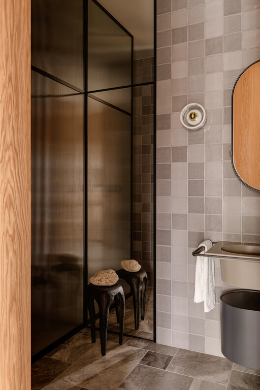 Luxury Apartament in Poznań / Studio GAB Luxury Apartament in Poznań / Studio GAB - Interior Photography, Bathroom, Glass