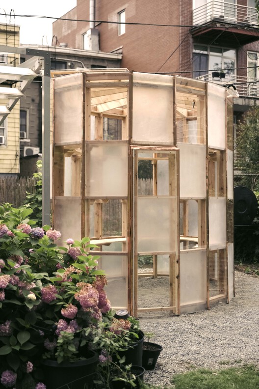 Ellipse Greenhouse / SAW.EARTH - Interior Photography, Wood