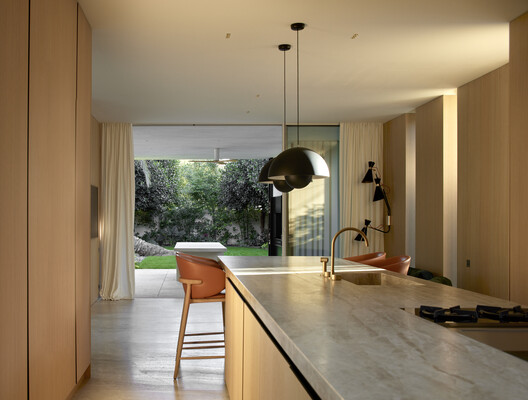 House Jacaranda / Ramón Esteve Estudio House Jacaranda / Ramón Esteve Estudio - Interior Photography, Kitchen, Wood, Countertop, Chair
