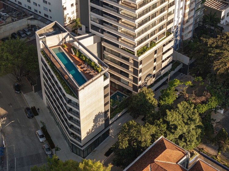 Edifício Esquina / UNA Barbara e Valentim - Fotografia de Exterior, Balcão