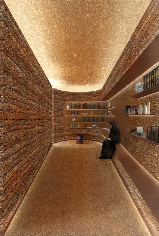 Lina Ghotmeh — Architecture Envisions a Landscape-Inspired Desert Dwelling in AlUla, Saudi Arabia - Image 7 of 34