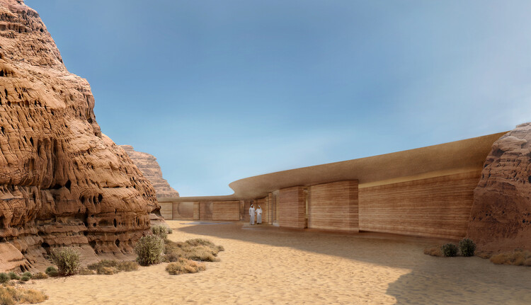 Lina Ghotmeh — Architecture Envisions a Landscape-Inspired Desert Dwelling in AlUla, Saudi Arabia - Image 3 of 34