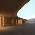 AlUla Immersive Living Project. AlUla, Kingdom of Saudi Arabia. Render. Image © Lina Ghotmeh — Architecture Lina Ghotmeh — Architecture Envisions a Landscape-Inspired Desert Dwelling in AlUla, Saudi Arabia - Imagen 1 de 4