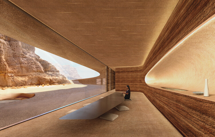 Lina Ghotmeh — Architecture Envisions a Landscape-Inspired Desert Dwelling in AlUla, Saudi Arabia - More Images