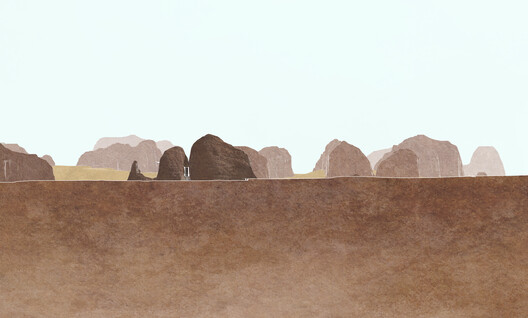 Lina Ghotmeh — Architecture Envisions a Landscape-Inspired Desert Dwelling in AlUla, Saudi Arabia - Image 16 of 34