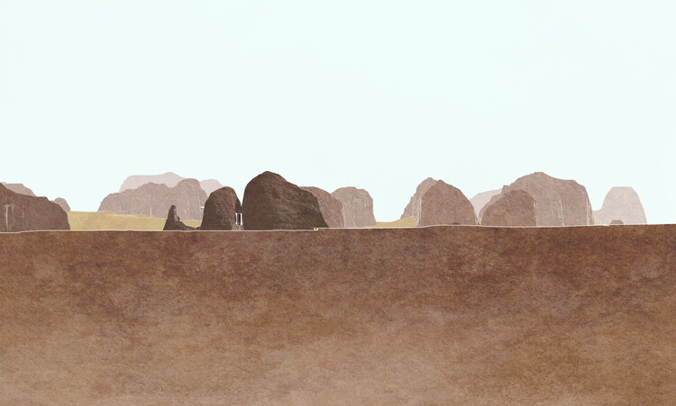 Lina Ghotmeh — Architecture Envisions a Landscape-Inspired Desert Dwelling in AlUla, Saudi Arabia - Image 16 of 34