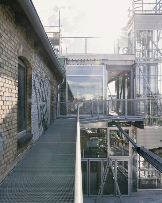 Center for Art and Urbanistics / Peter Grundmann Architekten - Exterior Photography, Steel, Balcony