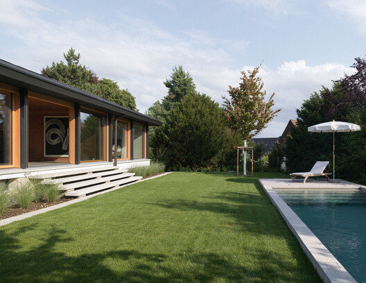 Casa Sunnehaldenstrasse / DHPA Casa Sunnehaldenstrasse / DHPA - Fotografia de Exterior, Jardim, Concreto, Aido