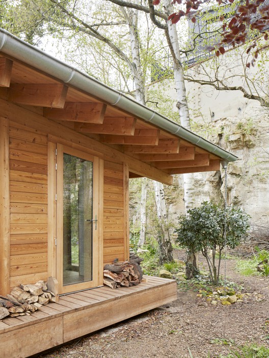 报亭小屋 / arba - 室内图, 木头, 森林