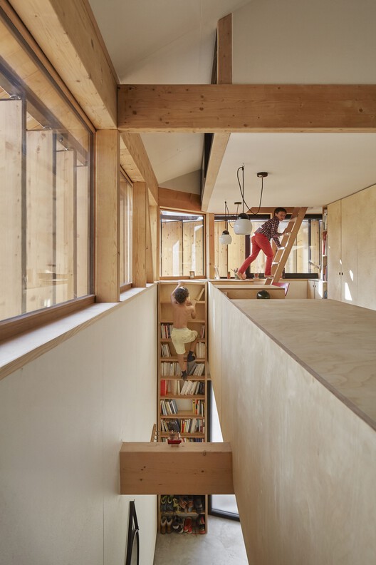 Maison SurLeMur / arba - Interior Photography, Kitchen, Wood, Beam