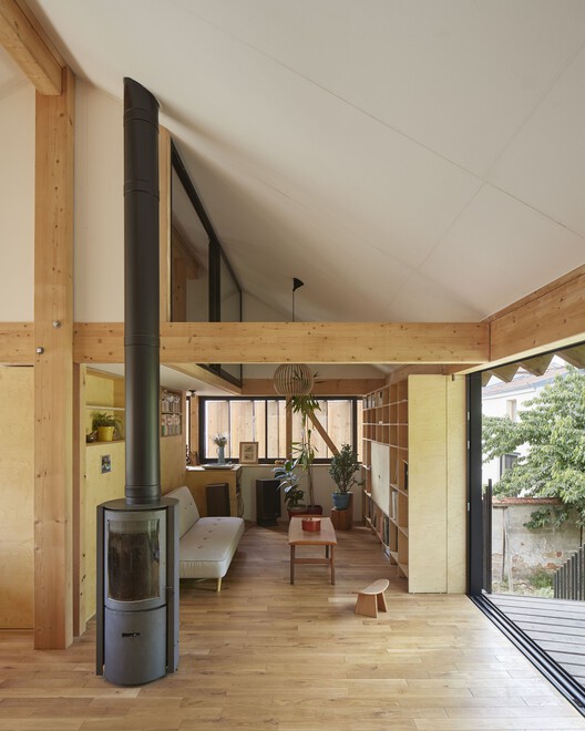 Maison SurLeMur / arba - Interior Photography, Wood, Beam, Chair