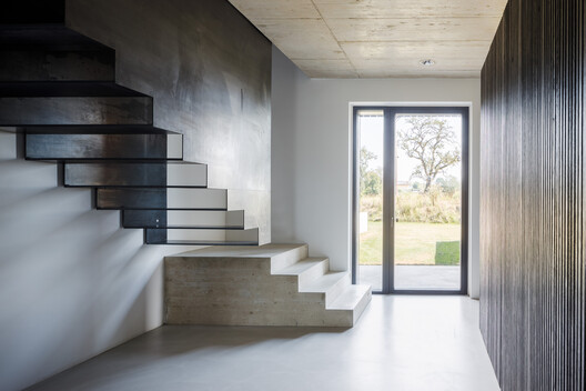 Dirnbergergut Building Ensemble / Moser und Hager Architekten - Interior Photography, Stairs, Wood, Concrete