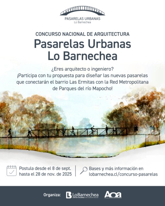 Concurso Arquitectura Pasarelas Urbanas Lo Barnechea - Imagen 1 de 1