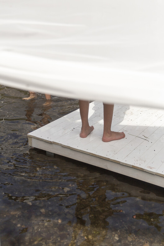 Temporary Installation at a Mountain River / atelier VRAC - Image 8 of 18