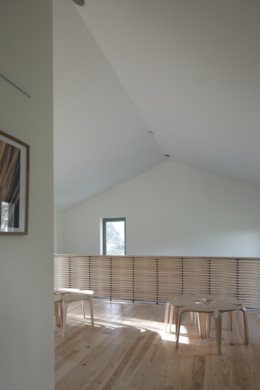 Cereal Interpretation Center / há.atelier - Interior Photography, Wood, Chair