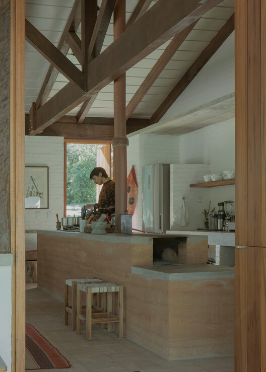 Main House / messina | rivas - Interior Photography, Wood, Countertop, Beam, Chair, Glass