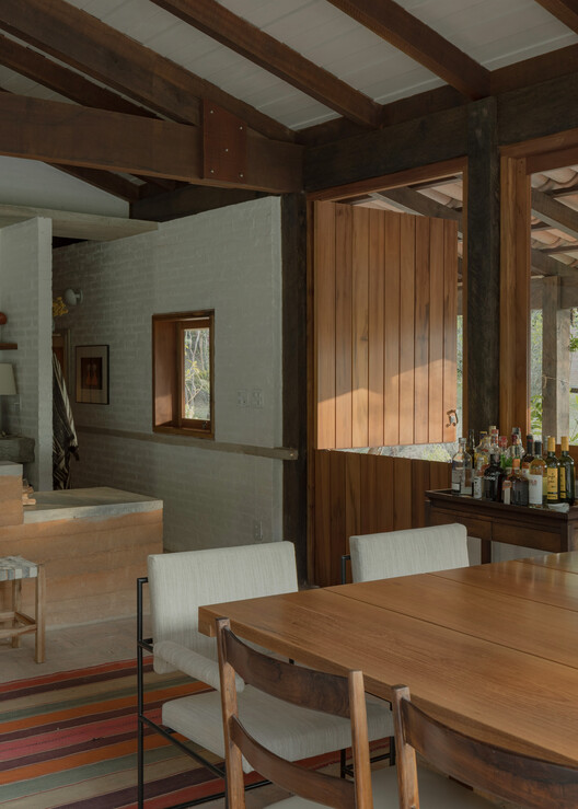 Main House / messina | rivas - Interior Photography, Wood, Table, Chair, Lighting, Glass