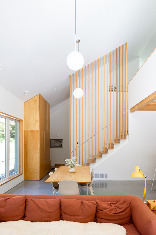 La Casa Verde / Boniface Oleksiuk Politano Architects - Fotografía interior, Madera, Iluminación, Escaleras, Sillas