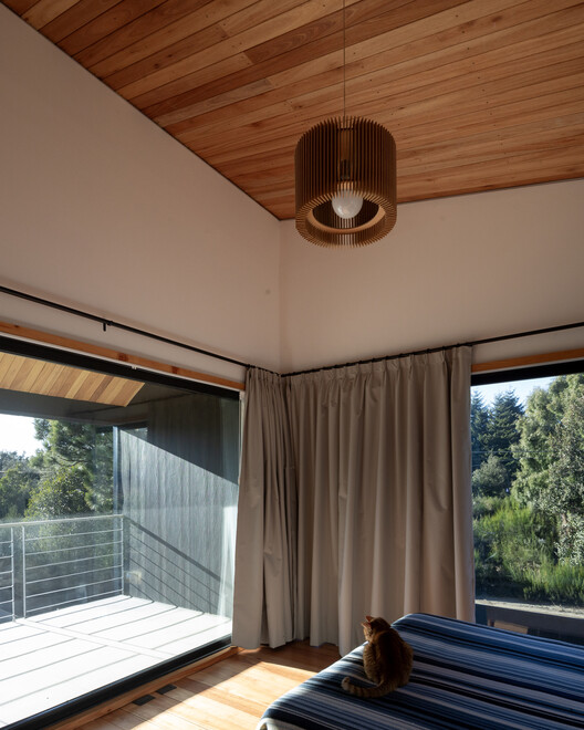 Casa Pudú / Manuel Ciarlotti Bidinost - Fotografia de Interiores, Madeira, Viga