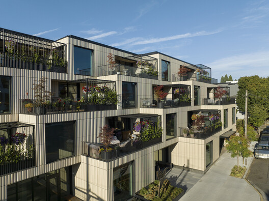 埃伦·布朗宁大楼 / Hacker Architects - 建筑图, 阳台