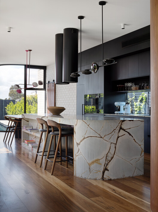 Maree House / Circle Studio Architects Maree House / Circle Studio Architects - Interior Photography, Kitchen, Wood, Countertop, Lighting, Chair
