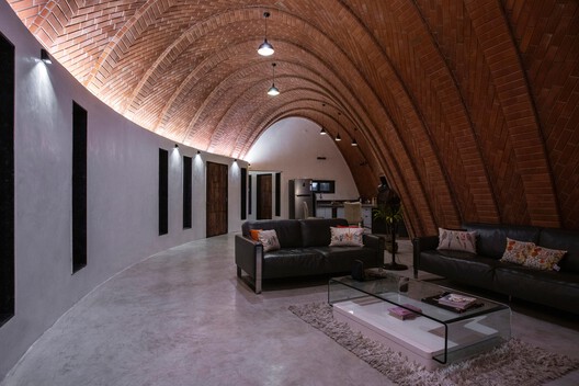 Tibdewal Weekend Home / Studio Dot Tibdewal Weekend Home / Studio Dot - Interior Photography, Living Room, Lighting, Arch, Chair