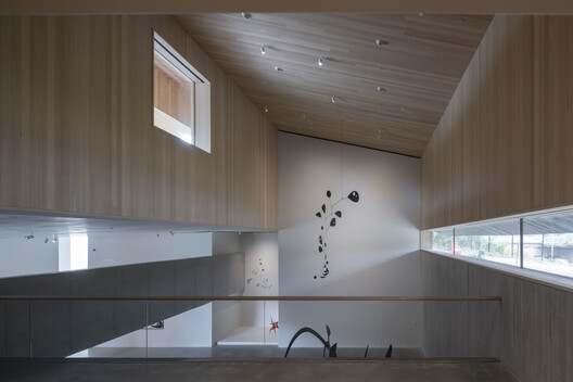 Calder Gardens Museum / Herzog & de Meuron - Interior Photography, Kitchen, Wood, Lighting