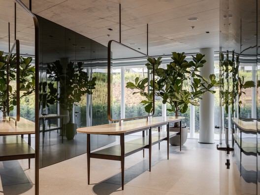 Lombard Odier New Headquarters / Herzog & de Meuron Lombard Odier New Headquarters / Herzog & de Meuron - Interior Photography, Table, Chair, Glass